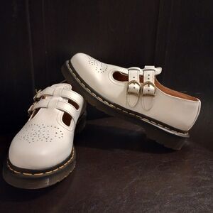 COPY - Dr Martens white Mary Jane's US 8